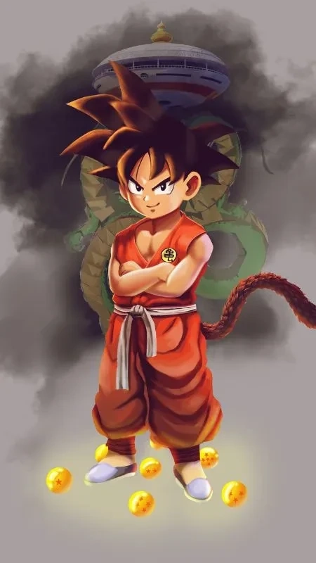 Ảnh nền Goku với chất lượng sắc nét, mang đến sức mạnh tuyệt vời
