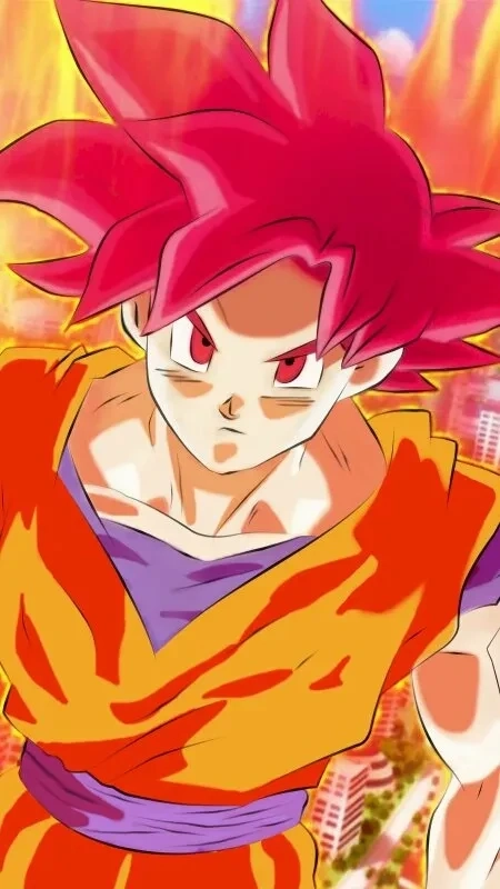 Son Goku vô cực thể hiện vẻ ngoài mạnh mẽ và năng lượng khổng lồ