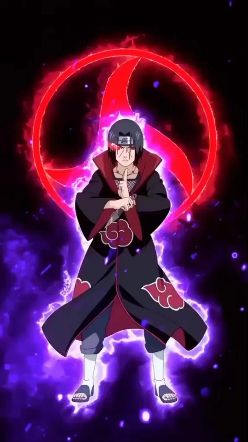 Ảnh Itachi cute đầy sắc nét với ánh mắt bí ẩn và dễ thương