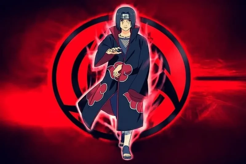 Hình nền Itachi ngầu thể hiện vẻ mạnh mẽ và uy quyền