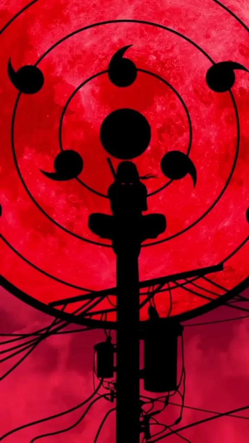Hình nền Itachi động sống động, dành riêng cho màn hình điện thoại
