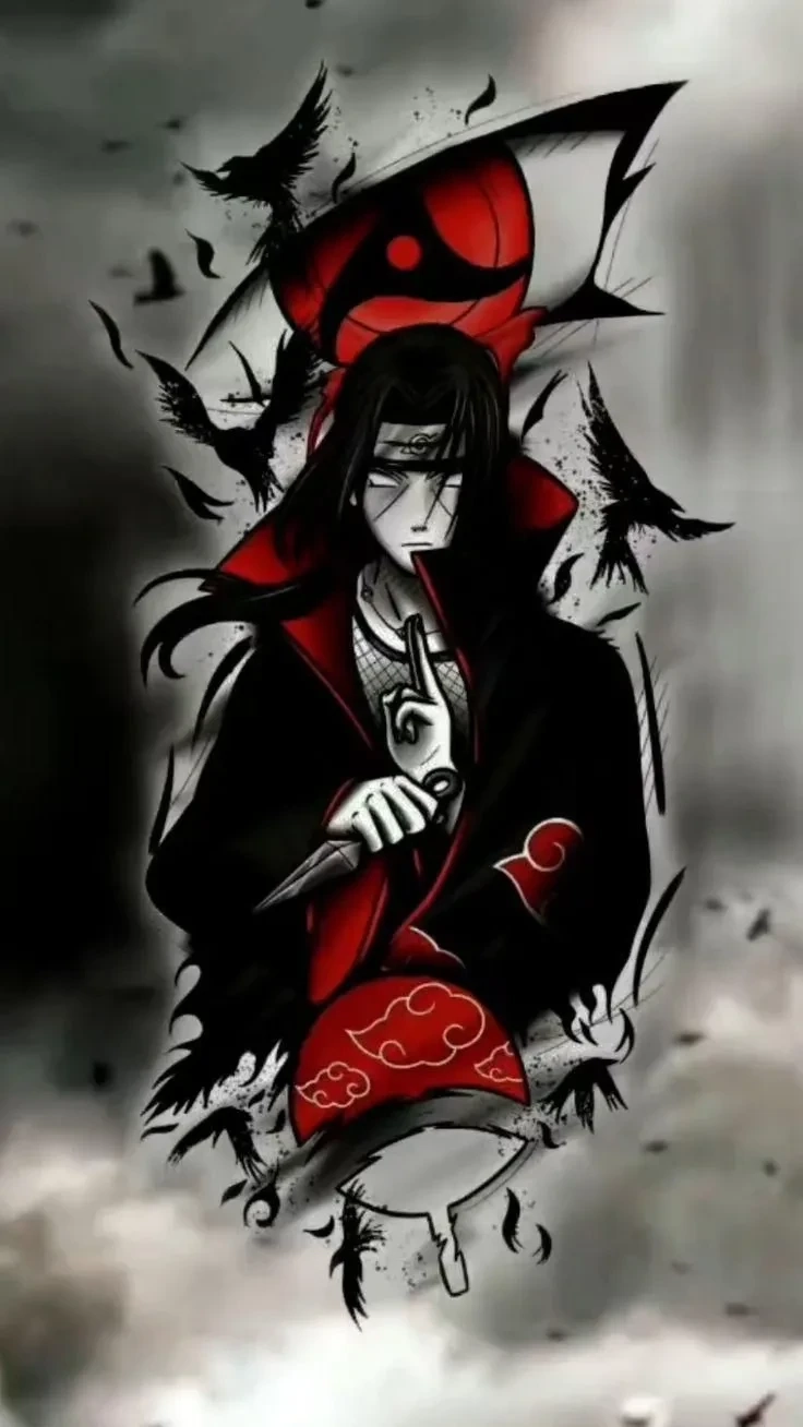 Hình nền động Itachi độc đáo, tạo cảm giác sống động