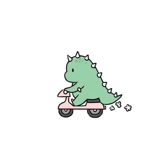 Cute avatar khủng long hồng mang lại cảm giác dễ thương và ngọt ngào