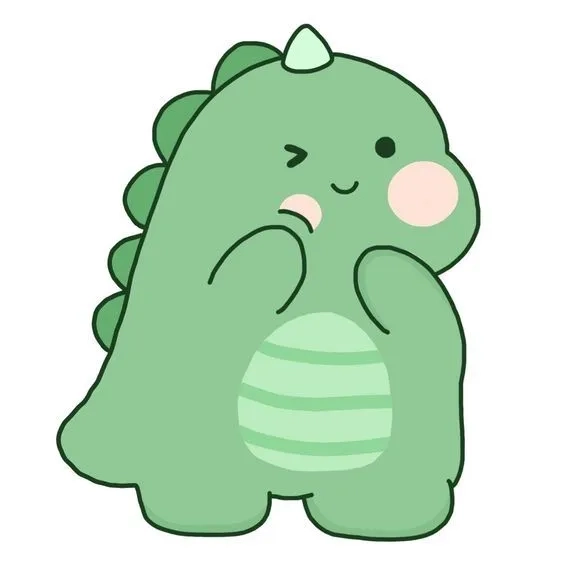 Hình nền đẹp cute khủng long với thiết kế dễ thương và sinh động