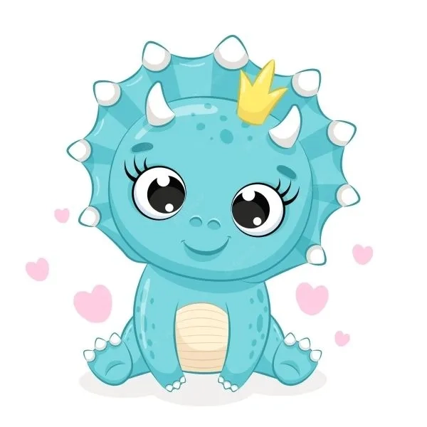 Hình nền khủng long xanh cute mang đến sự tươi tắn và dễ thương