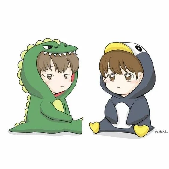 Dễ thương hình nền cute khủng long làm cho màn hình trở nên ngộ nghĩnh