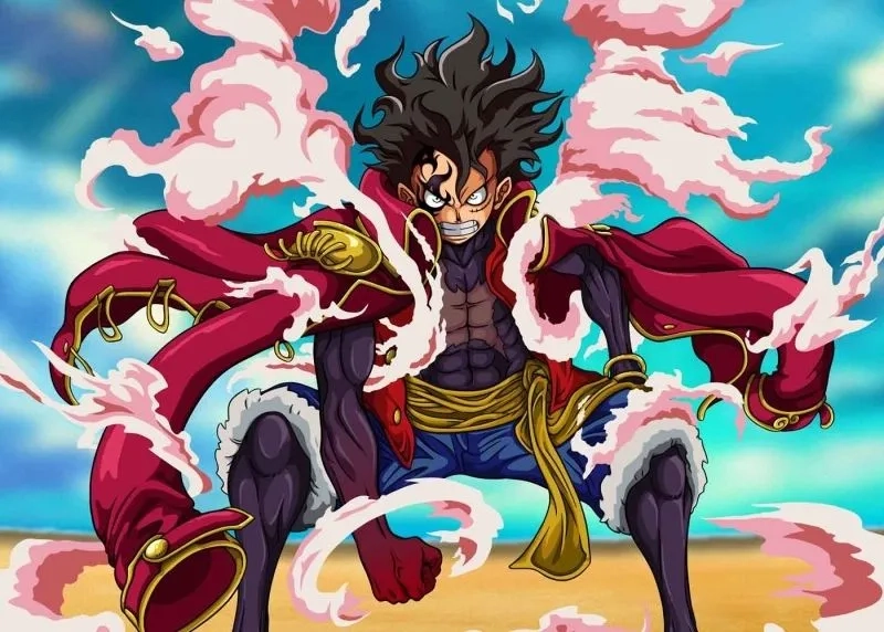 Ảnh Luffy ngầu Gear 5 mang lại sự mạnh mẽ và cuốn hút tuyệt vời