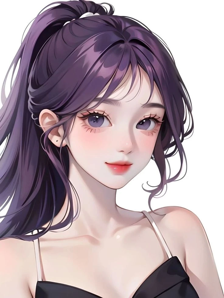 Hình nền màu tím dễ thương tạo điểm nhấn ngọt ngào và đáng yêu