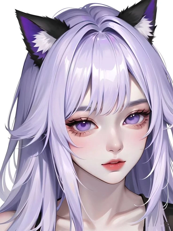 Avatar cute màu tím tạo không gian dễ thương và lãng mạn