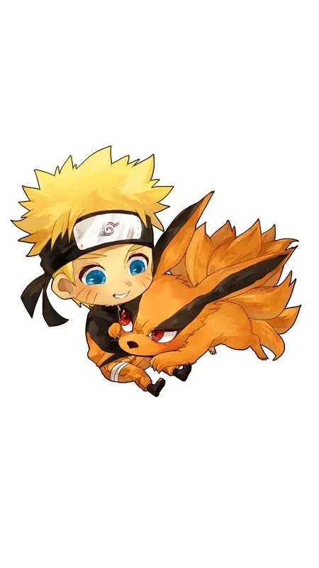 Ảnh Naruto Cửu Vĩ cute dành cho fan yêu thích nhân vật mạnh mẽ