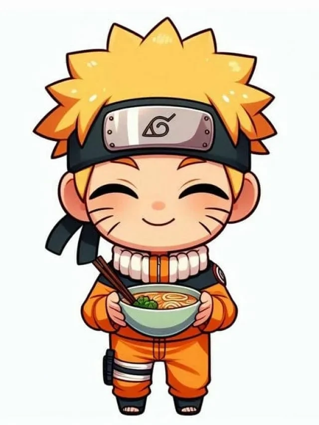 Hình anime Naruto cute mang phong cách ngộ nghĩnh và đáng yêu
