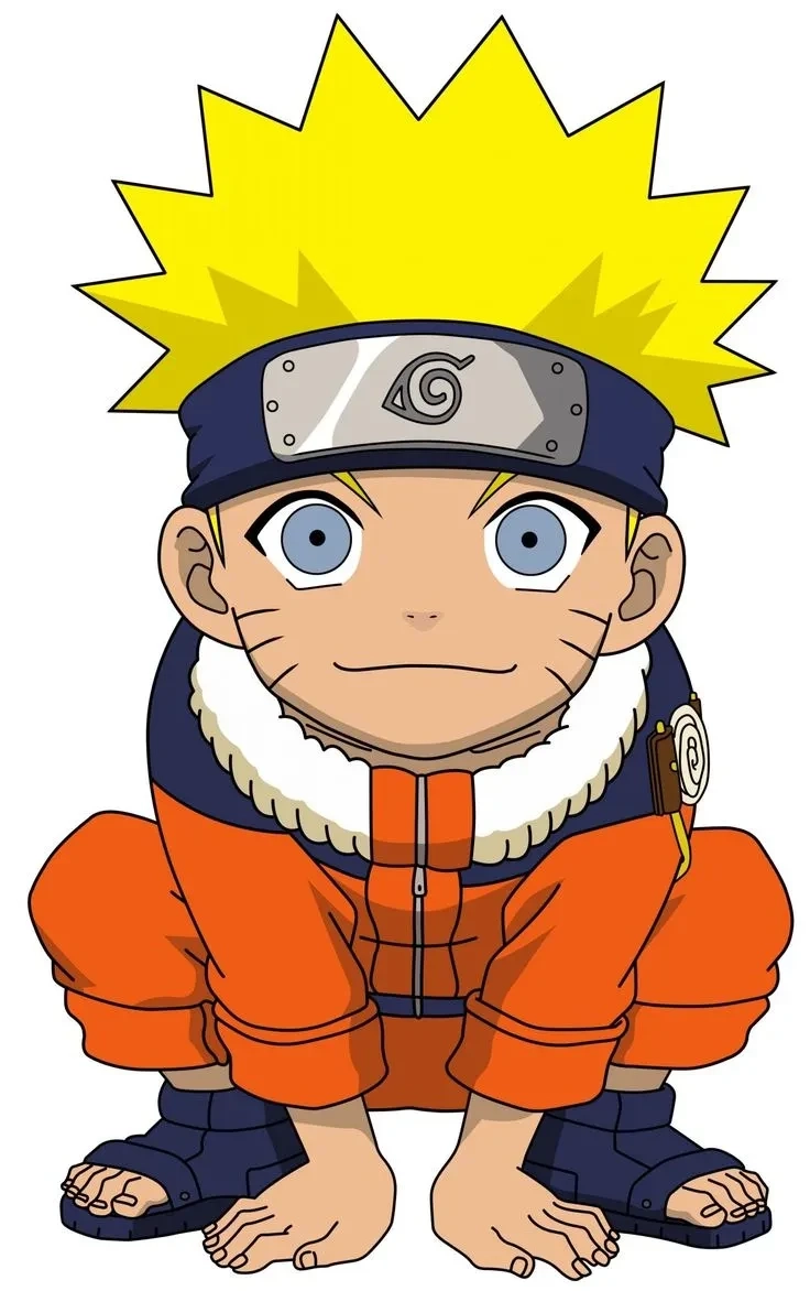 Naruto ngầu với ánh mắt quyết tâm, thể hiện sức mạnh tiềm ẩn