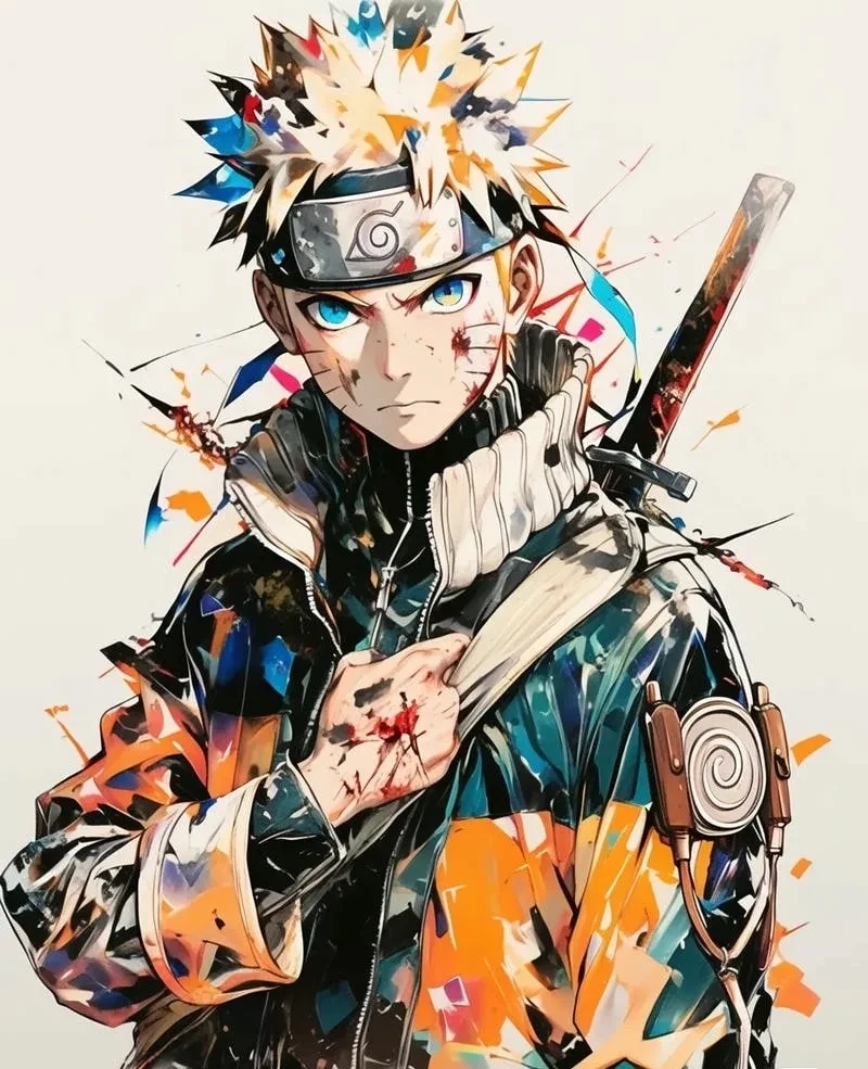 Ngầu Naruto Lục Đạo với hình ảnh mạnh mẽ và đầy cảm xúc