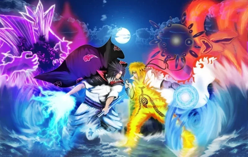 Vẽ Naruto chibi sinh động với nét vẽ tinh tế và độc đáo