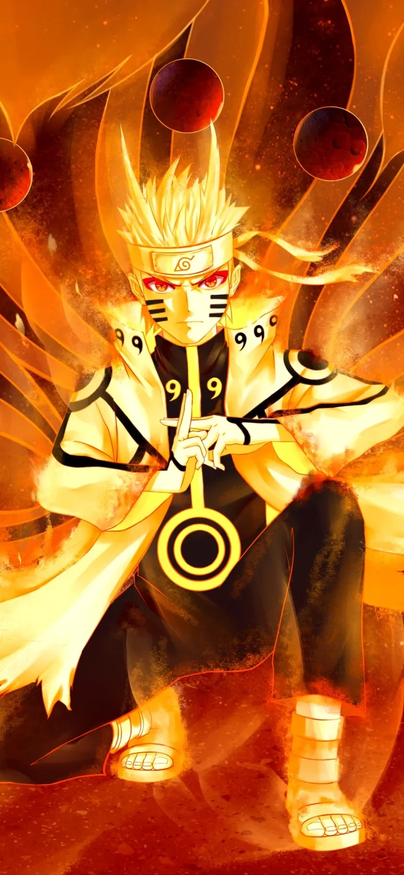 Hình Naruto Cửu Vĩ đẹp sắc nét, dành riêng cho người hâm mộ