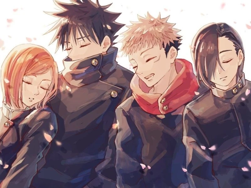 Avatar nhóm 5 người anime là lựa chọn tuyệt vời cho nhóm bạn