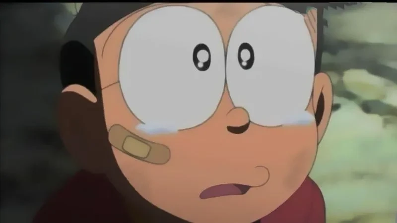 Hình ảnh Nobita và Shizuka cute với khoảnh khắc hài hước, dễ thương