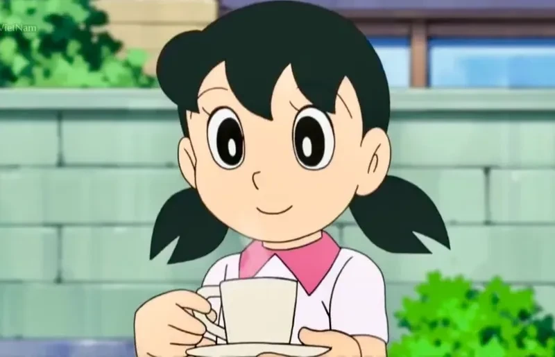 Hình ảnh Nobita và Xuka cute, phù hợp làm ảnh nền sinh động