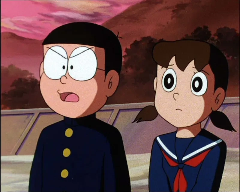 Ảnh Nobita Xuka thể hiện tình bạn đặc biệt, đầy cảm xúc