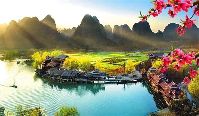 Hình nền điện thoại phong cảnh anime giúp bạn tạo không gian sống động