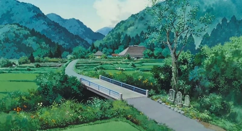 Hình nền điện thoại phong cảnh anime tạo không gian tươi mới