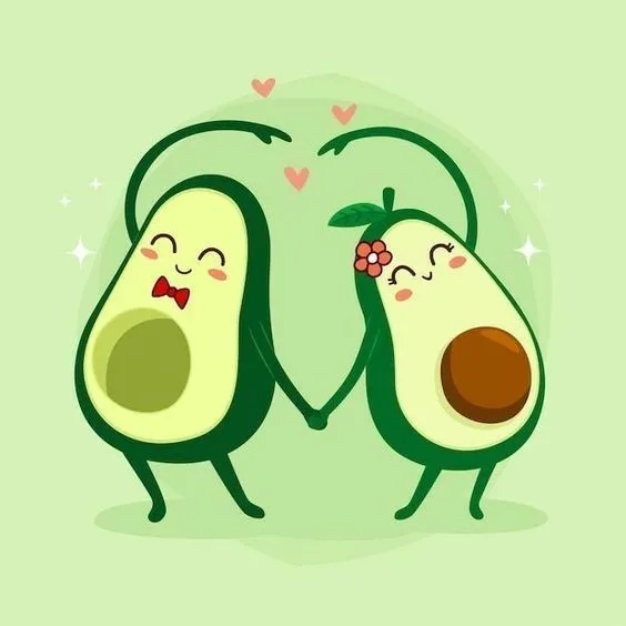 Dễ thương hình nền trái bơ cute tạo ra không gian ngọt ngào và đáng yêu
