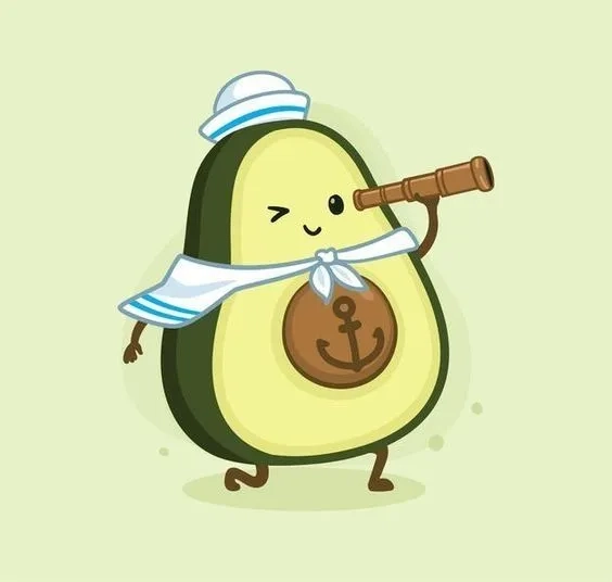 Hình nền trái bơ dễ thương mang lại vẻ đẹp tự nhiên và ngọt ngào
