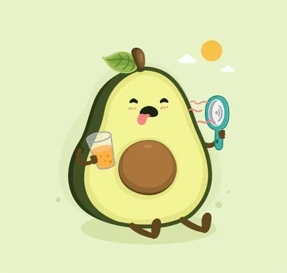 Bơ cute hình nền tạo ra một không gian tươi sáng và dễ thương cho điện thoại