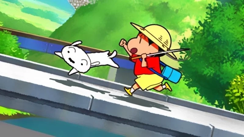 Hoạt hình cu Shin mang đến hình ảnh vui nhộn và đầy năng lượng