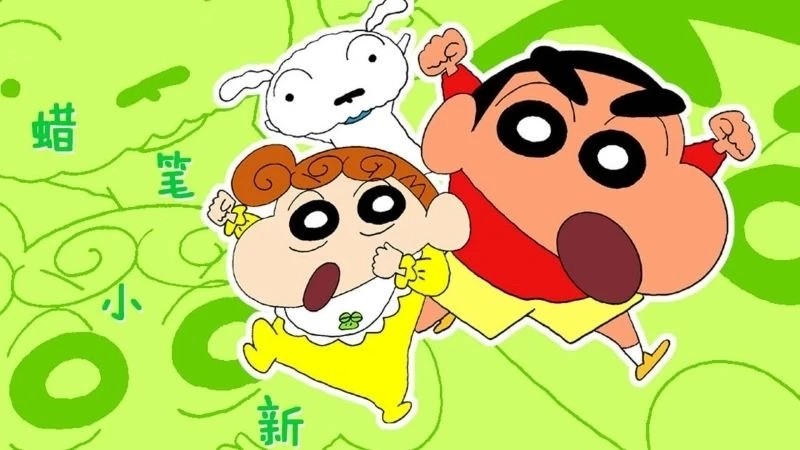 Shin cậu bé bút chì đi cắm trại tạo không gian vui nhộn và thư giãn