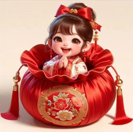 Avatar cute tết mang đến không gian vui tươi và ngọt ngào