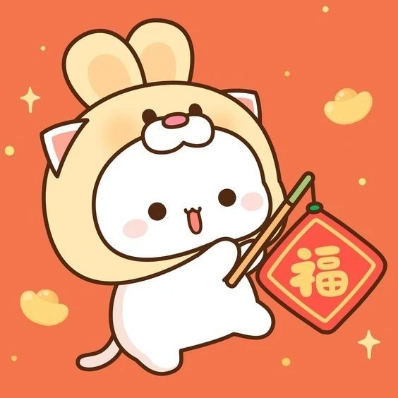 Ảnh avatar năm mới thể hiện sự vui tươi và phấn khởi trong năm mới