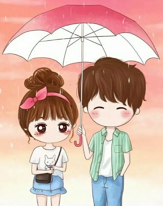 Hình nền tình yêu cute cho điện thoại với thiết kế đáng yêu