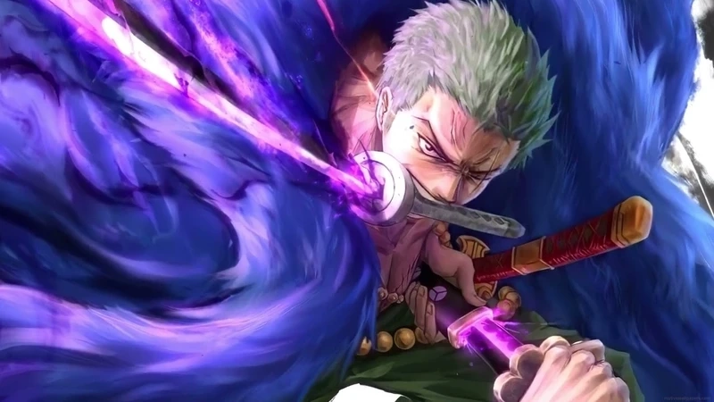 Zoro hình nền điện thoại với phong cách mạnh mẽ và sắc nét