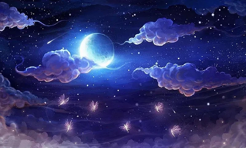 Ảnh nền bầu trời đêm đẹp là lựa chọn lý tưởng cho không gian thư giãn