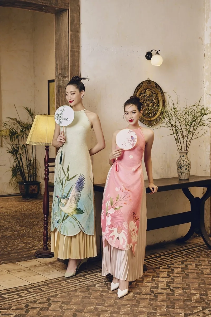 Lương Thùy Linh áo dài tôn lên vẻ đẹp thanh lịch và truyền thống