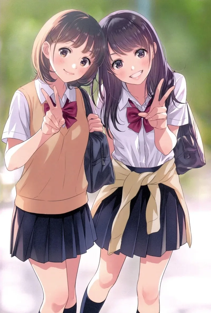 Hình đại diện nữ anime mang đến cảm giác dễ mến và dễ thương