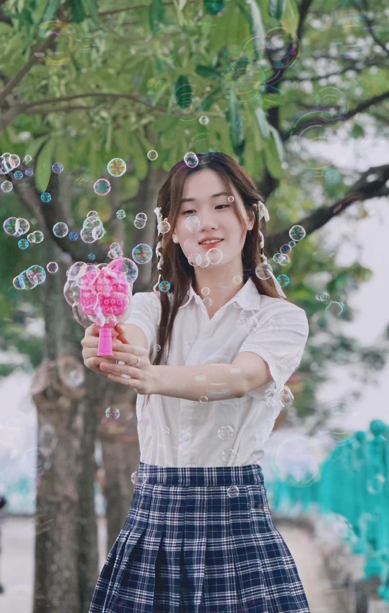 Gái xinh cute tiktok tạo nên làn sóng mới với những video dễ thương