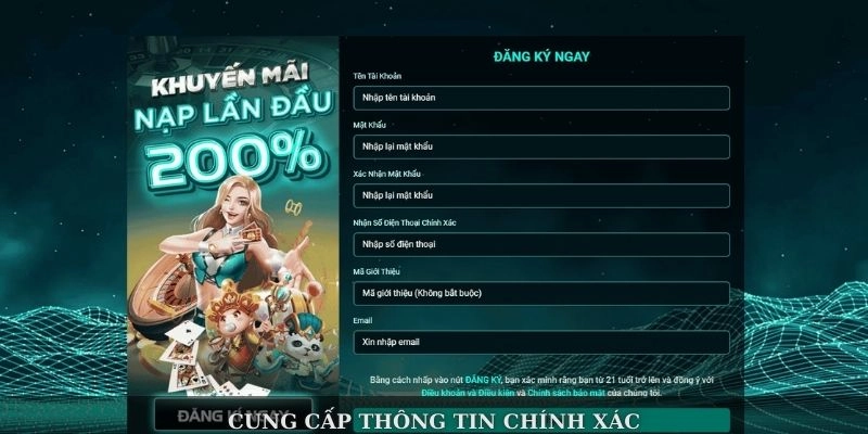 Cung cấp thông tin chính xác