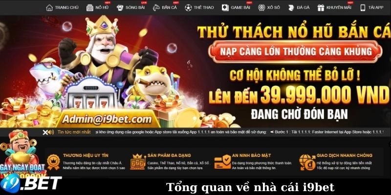 Tổng quan về nhà cái i9bet