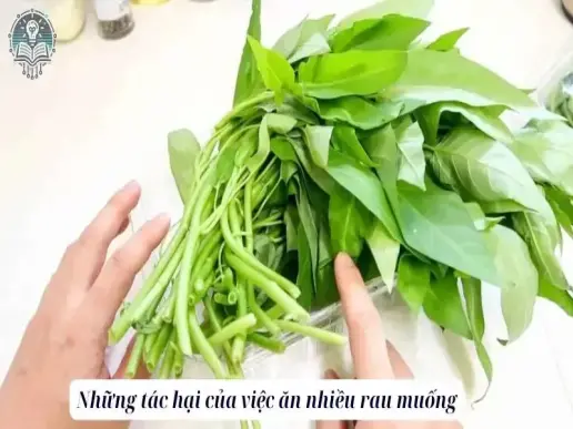 Những tác hại của việc ăn nhiều rau muống