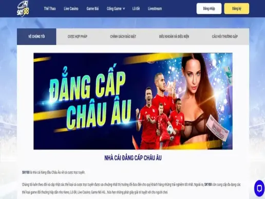 Sky88 – Nền Tảng Đầu Tư Cá Cược Với Chất Lượng Đỉnh Cao