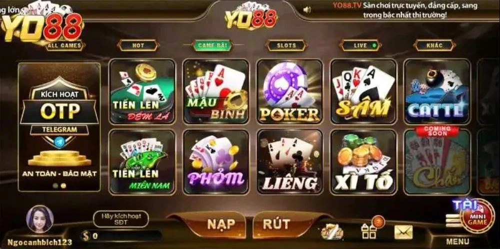 Hệ thống game đồ sộ, chơi mãi không hết