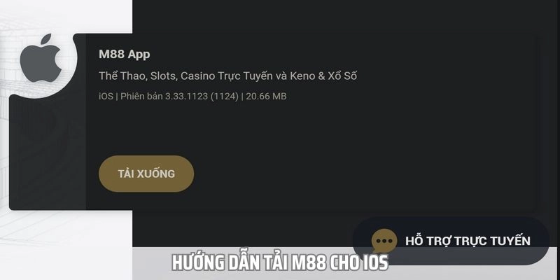 Các bước tải app m88 cho thiết bị iOS chỉ với 3 bước