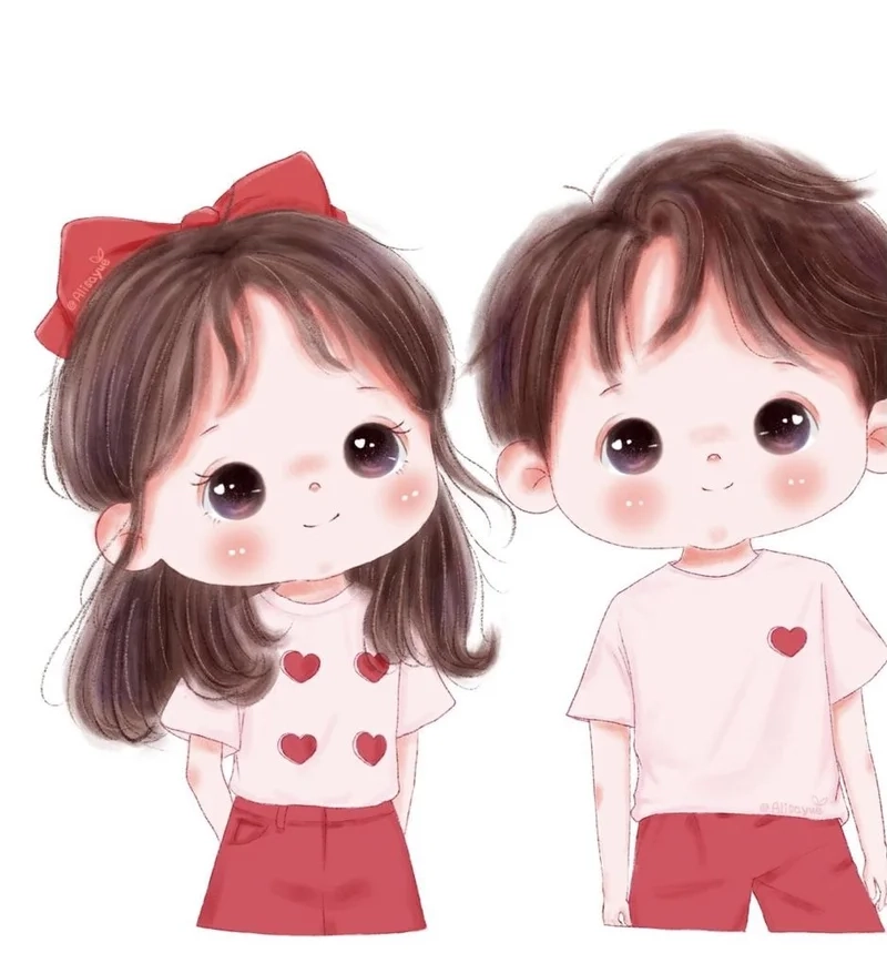 Chọn ngay chibi cặp đôi dễ thương cho bạn và người ấy