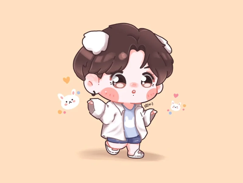 Fan chibi đừng bỏ lỡ chibi nam cute cực chất