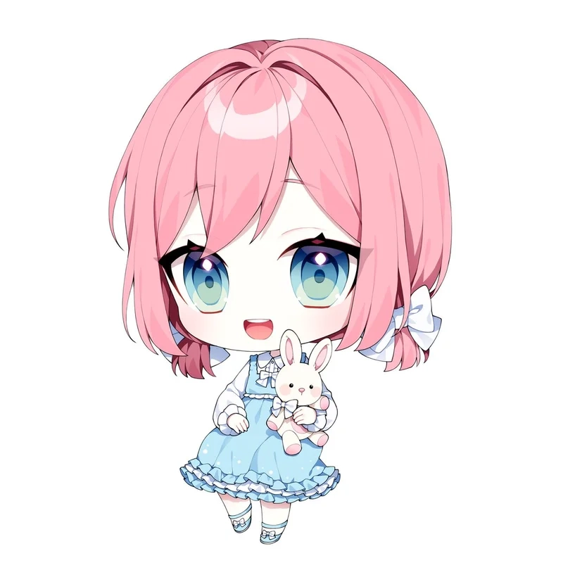 Mê mẩn ảnh anime nữ cute chibi dễ thương hết nấc