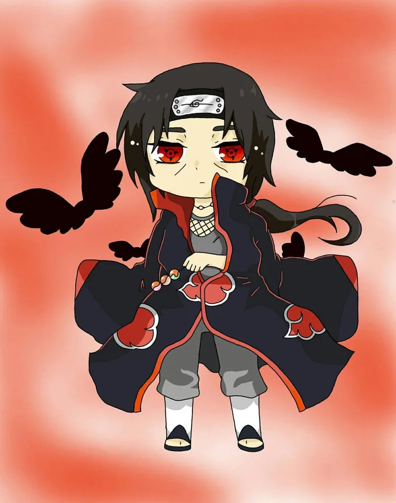 Cực chất với itachi uchiha chibi wallpaper siêu đẹp