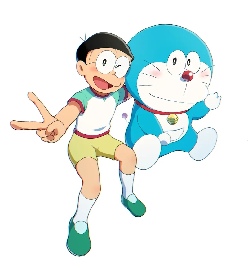 Loạt ảnh doraemon và nobita ngầu phong cách cool ngầu