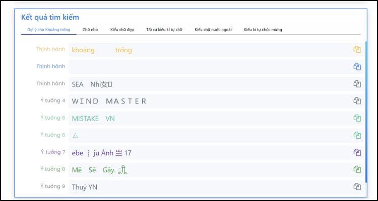 Bộ kí tự đặc biệt tại Mobifonts mà bạn không nên bỏ lỡ 